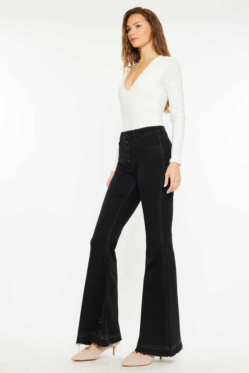 Zoey High Rise Super Flare - Official Kancan USA