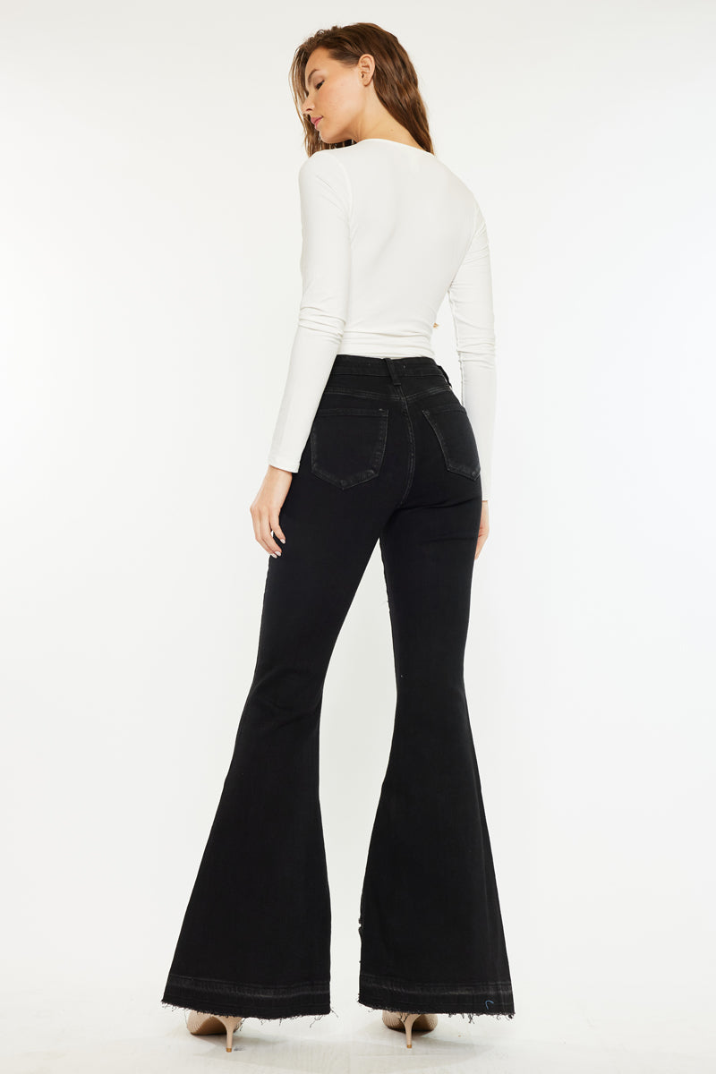 Zoey High Rise Super Flare – Kancan USA