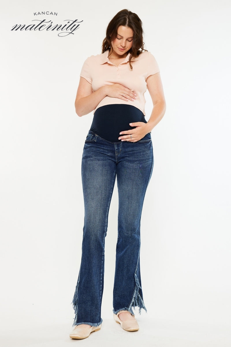 Chicago Maternity Bootcut Jeans – Kancan USA - Main Image