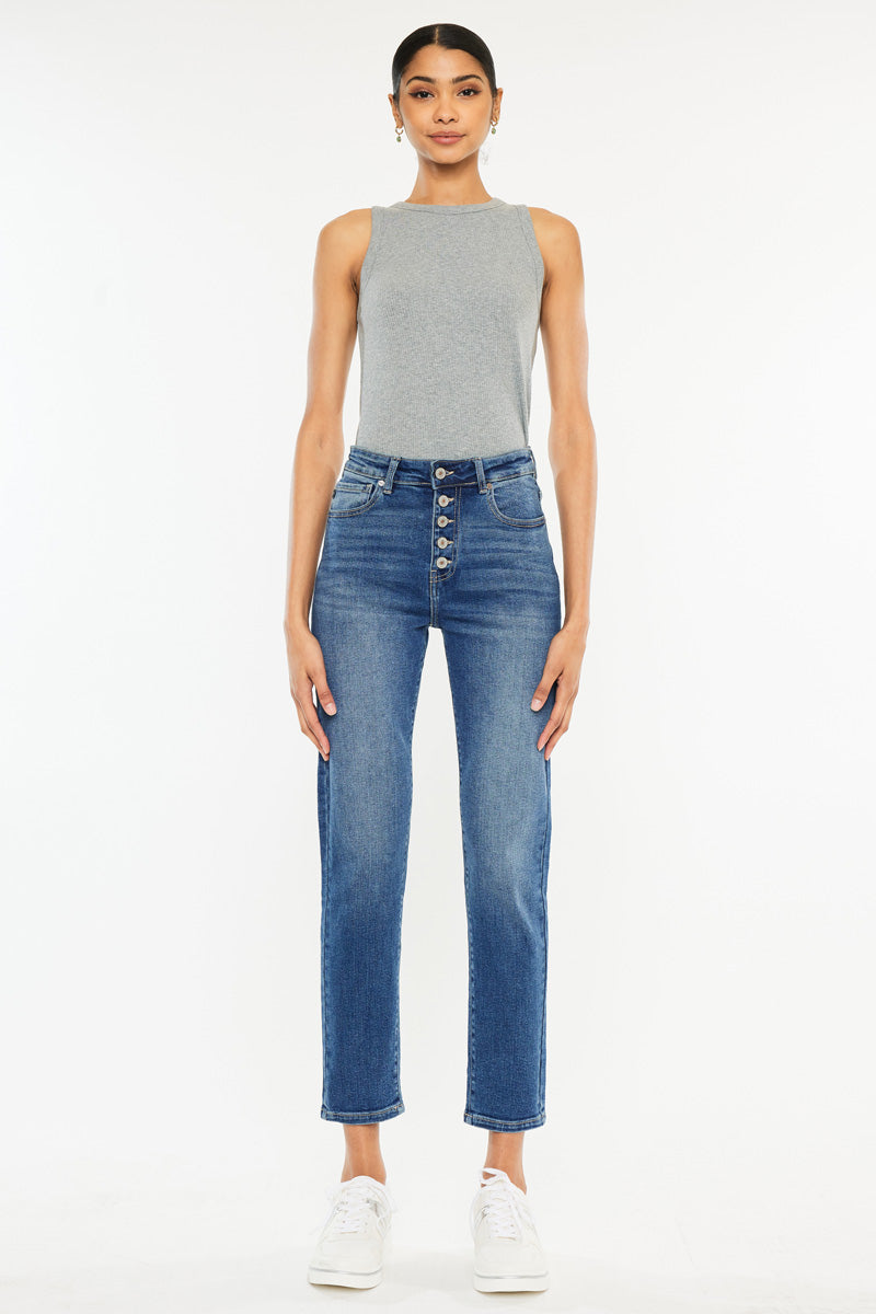 Imogene High Rise Mom Jeans - Official Kancan USA