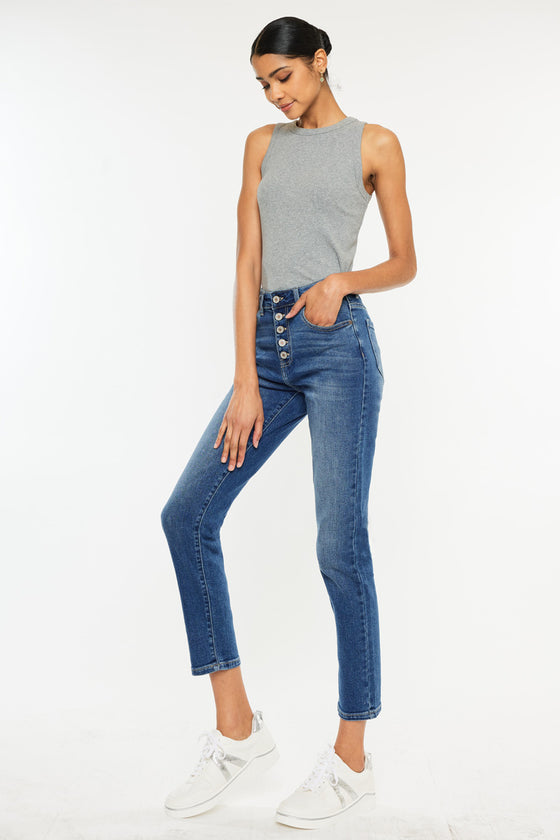 Imogene High Rise Mom Jeans - Official Kancan USA