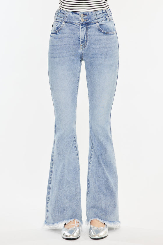 Jazmin High Rise Flare Jeans - Official Kancan USA