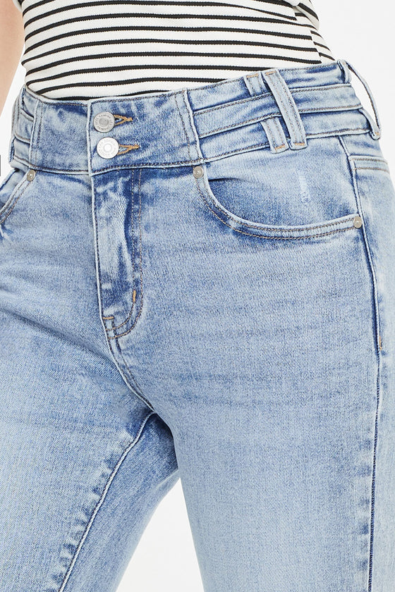 Jazmin High Rise Flare Jeans - Official Kancan USA
