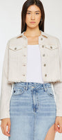Ellie Cropped Denim Jacket - Official Kancan USA