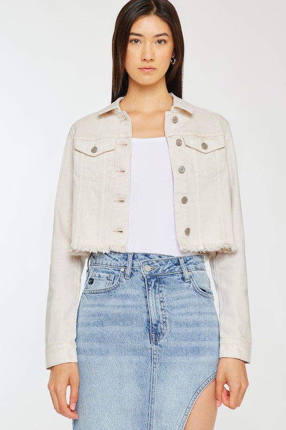 Ellie Cropped Denim Jacket - Official Kancan USA