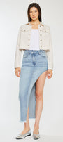 Ellie Cropped Denim Jacket - Official Kancan USA