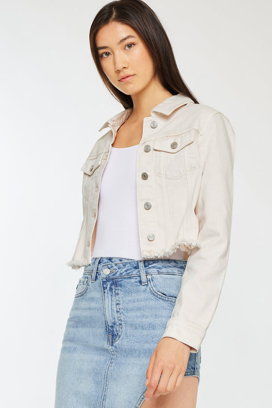Ellie Cropped Denim Jacket - Official Kancan USA