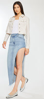 Ellie Cropped Denim Jacket - Official Kancan USA
