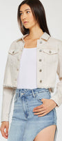Ellie Cropped Denim Jacket - Official Kancan USA