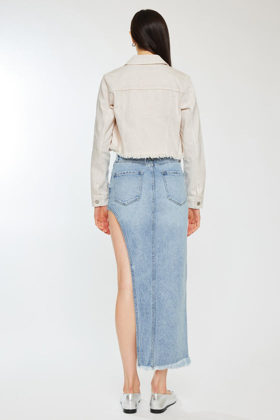 Ellie Cropped Denim Jacket - Official Kancan USA