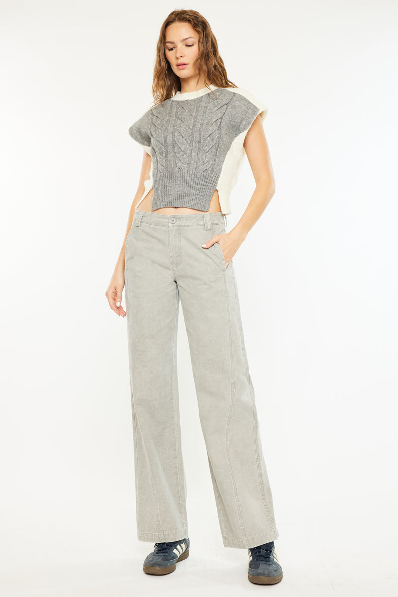 Suzi High Rise Wide Leg Jeans - Official Kancan USA