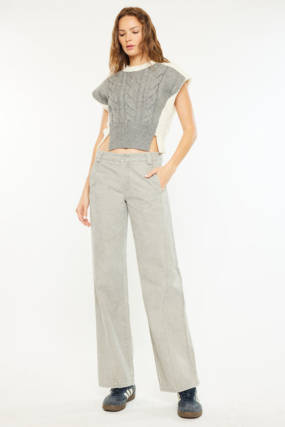 Suzi High Rise Wide Leg Jeans - Official Kancan USA