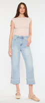 Sully 90's Cropped Wide Leg Jeans - Official Kancan USA