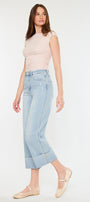 Sully 90's Cropped Wide Leg Jeans - Official Kancan USA