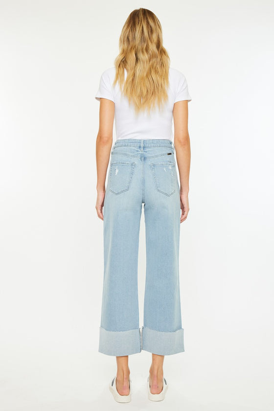 Sully 90's Cropped Wide Leg Jeans - Official Kancan USA