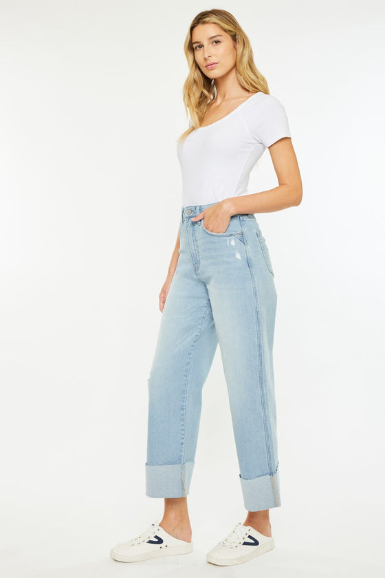 Sully 90's Cropped Wide Leg Jeans - Official Kancan USA