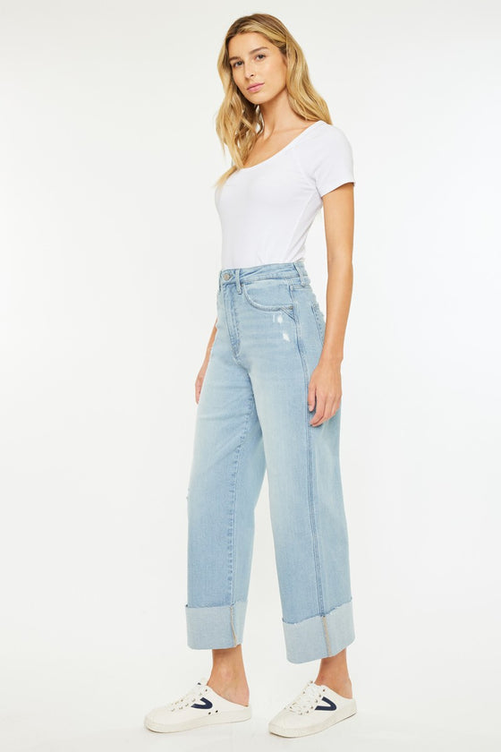Sully 90's Cropped Wide Leg Jeans - Official Kancan USA