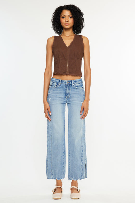 Sonia Mid Rise Straight Jeans - Official Kancan USA