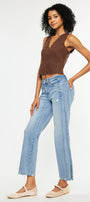 Sonia Mid Rise Straight Jeans - Official Kancan USA