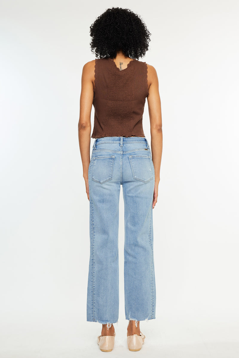 Sonia Mid Rise Straight Jeans - Official Kancan USA