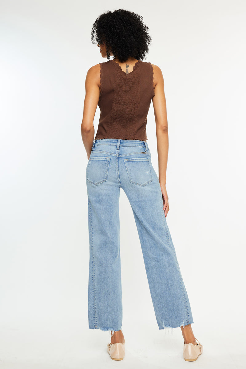 Sonia Mid Rise Straight Jeans - Official Kancan USA