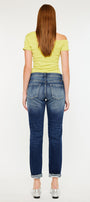Alena Mid Rise Slim Boyfriend Jeans - Official Kancan USA