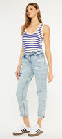 Alena Mid Rise Slim Boyfriend Jeans - Official Kancan USA