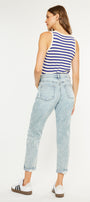 Alena Mid Rise Slim Boyfriend Jeans - Official Kancan USA