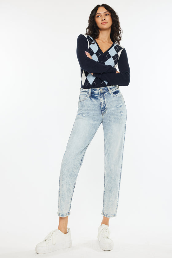 Diane High Rise Mom Jeans - Official Kancan USA
