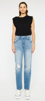 Mariko High Rise Slim Straight Jeans - Official Kancan USA