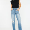 Mariko High Rise Slim Straight Jeans - Official Kancan USA