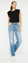 Mariko High Rise Slim Straight Jeans - Official Kancan USA