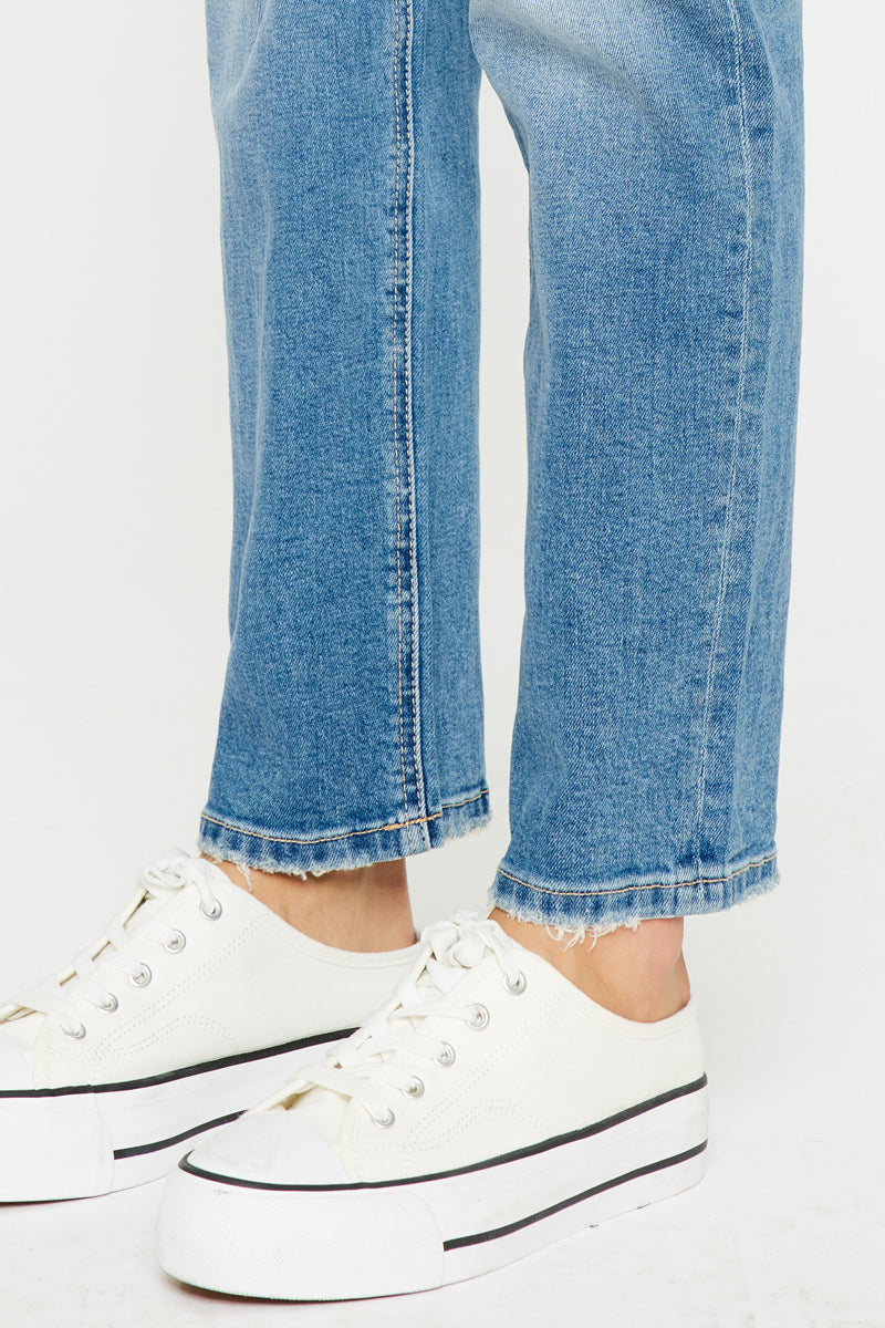 Mariko High Rise Slim Straight Jeans - Official Kancan USA