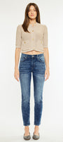 Deb High Rise Cigarette Leg Jeans - Official Kancan USA