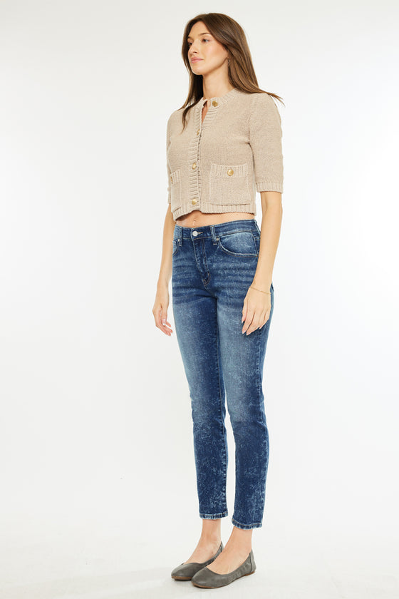 Deb High Rise Cigarette Leg Jeans - Official Kancan USA