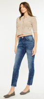 Deb High Rise Cigarette Leg Jeans - Official Kancan USA