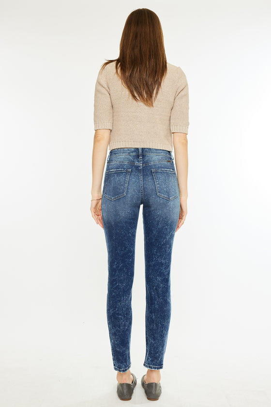 Deb High Rise Cigarette Leg Jeans - Official Kancan USA