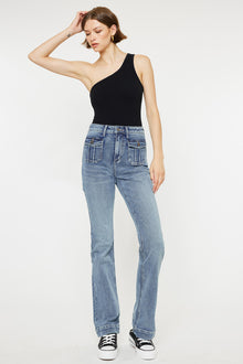  Carrie High Rise Vintage Bootcut Jeans - Official Kancan USA