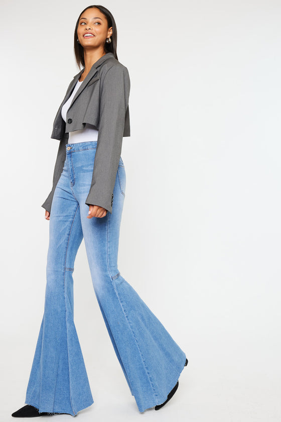 Beverly High Rise Super Flare Jeans - Official Kancan USA