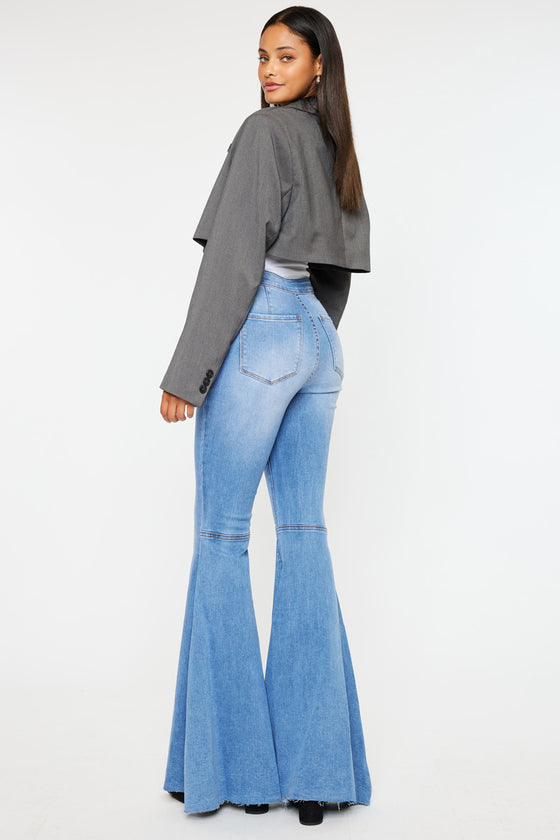 Beverly High Rise Super Flare Jeans - Official Kancan USA