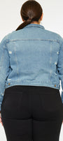 Aria Classic Trucker Denim Jacket (Plus Size) - Official Kancan USA