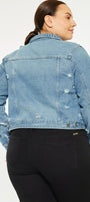 Aria Classic Trucker Denim Jacket (Plus Size) - Official Kancan USA
