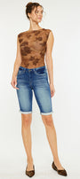Riley Mid Rise Bermuda Shorts - Official Kancan USA