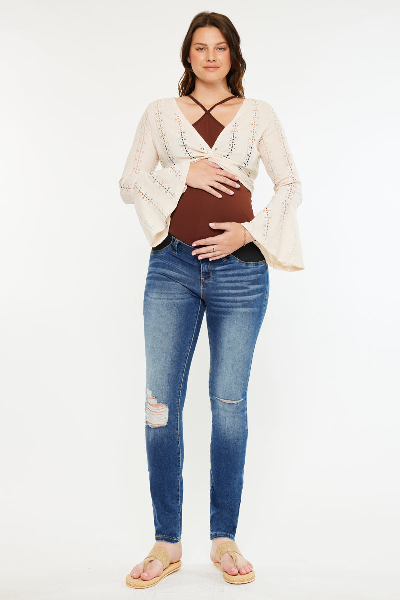 Fatima Maternity Super Skinny Jeans - Official Kancan USA