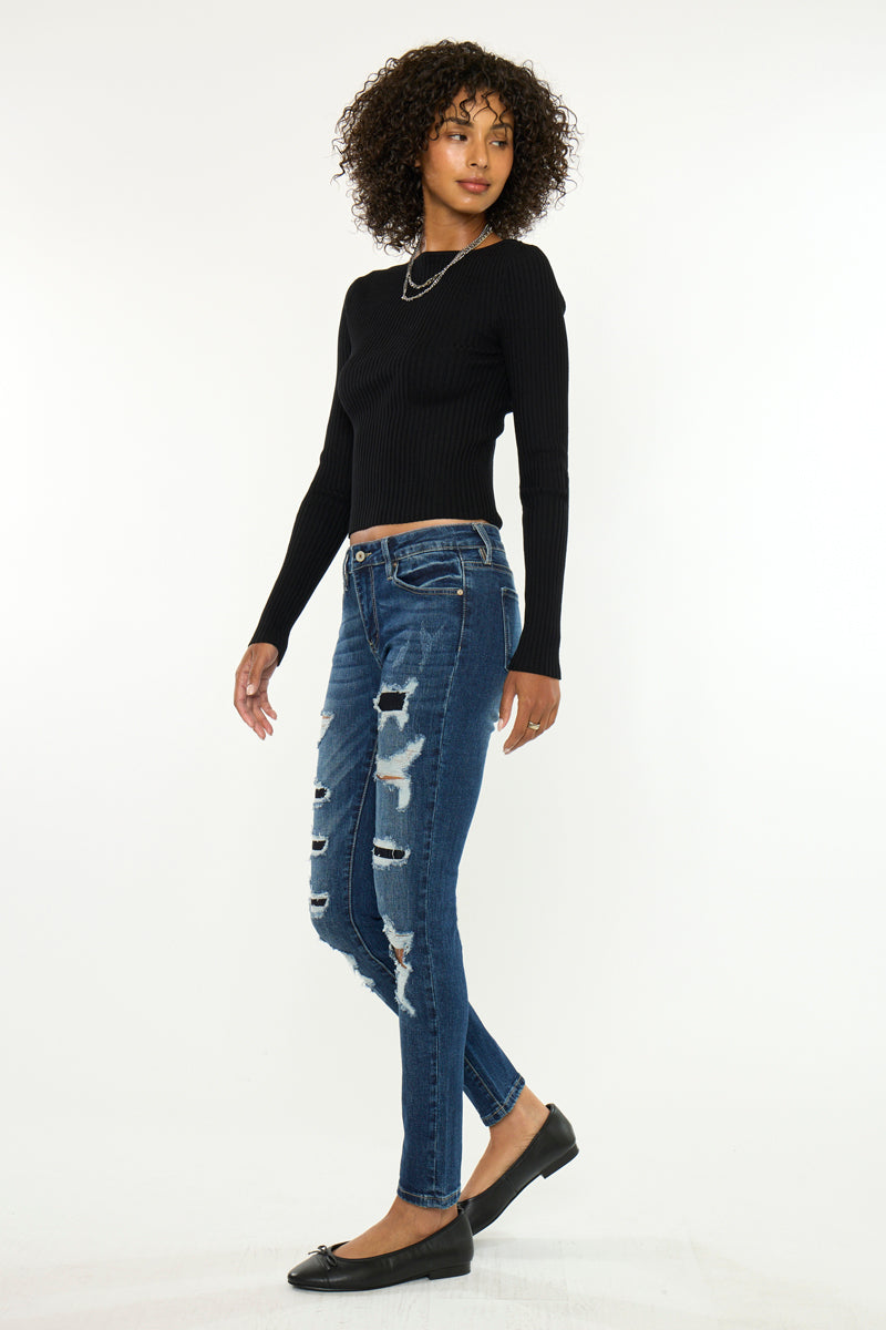 Tobie Mid Rise Super Skinny - Official Kancan USA