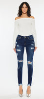 Cora Mid Rise Super Skinny Jeans - Official Kancan USA