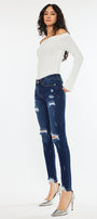 Cora Mid Rise Super Skinny Jeans - Official Kancan USA