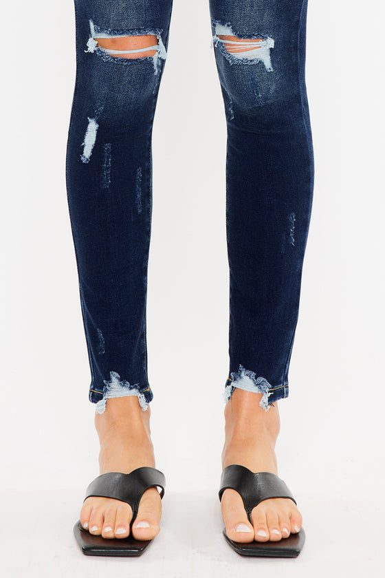 Cora Mid Rise Super Skinny Jeans - Official Kancan USA