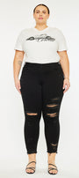 Genesis Mid Rise Ankle Skinny Jeans (Plus Size) - Official Kancan USA