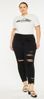 Genesis Mid Rise Ankle Skinny Jeans (Plus Size) - Official Kancan USA